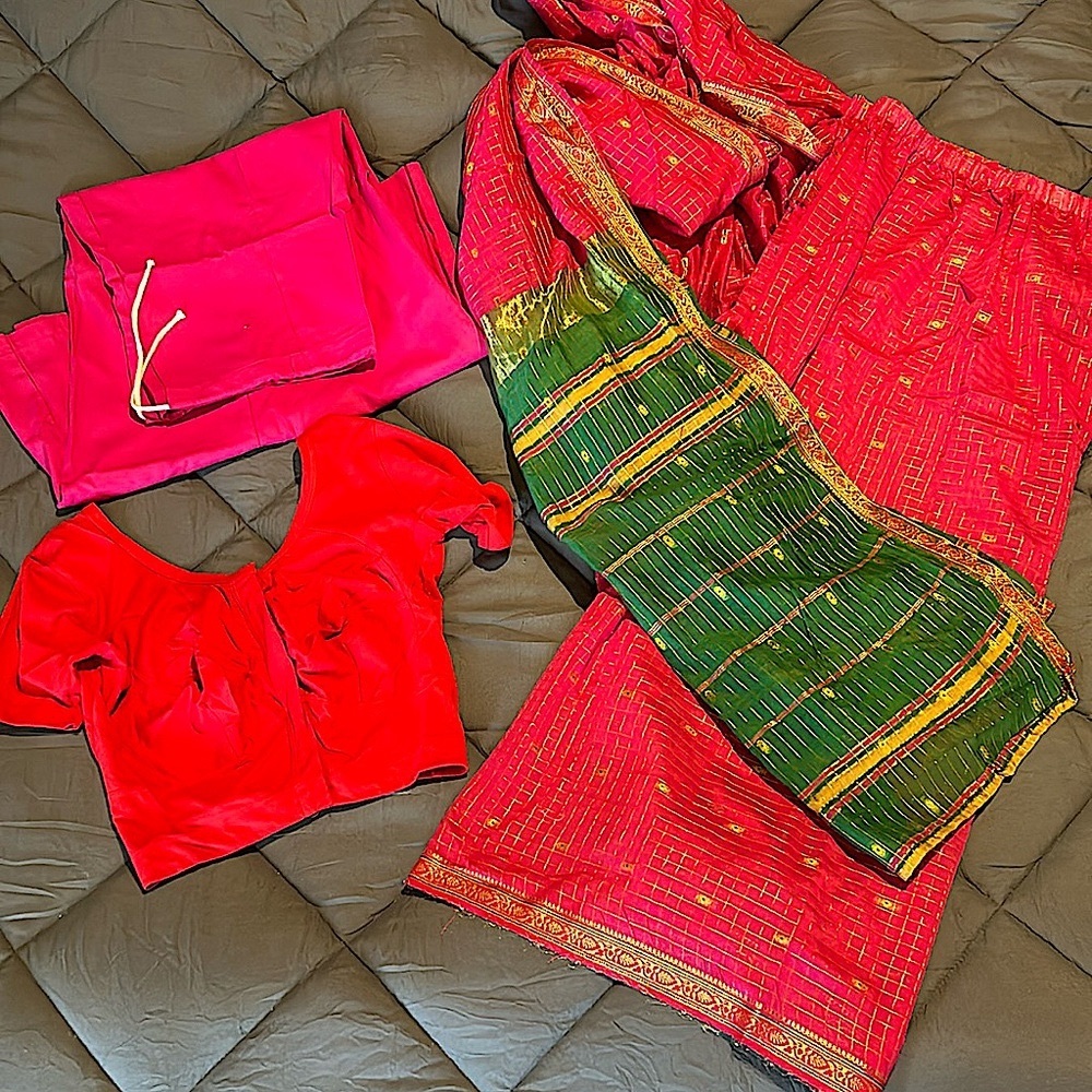 Saree 2.30 meters 3 pieces